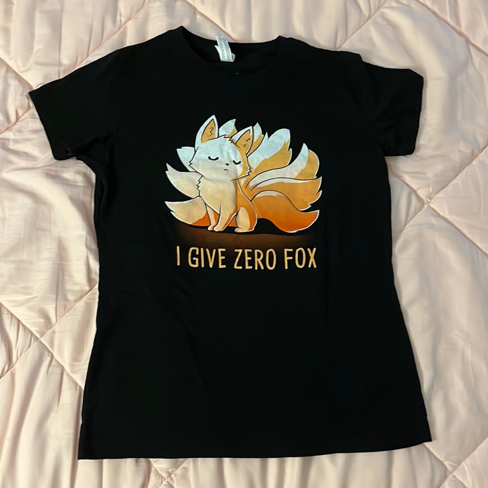 “I Give Zero Fox” Graphic T-Shirt